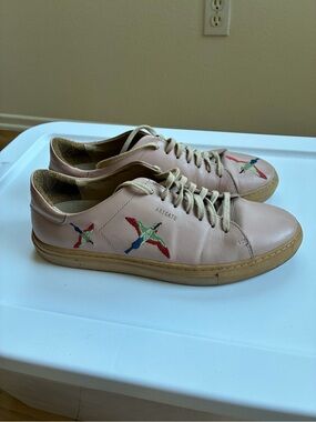 Axel Arigato Leather Sneakers with Bird Embroidery